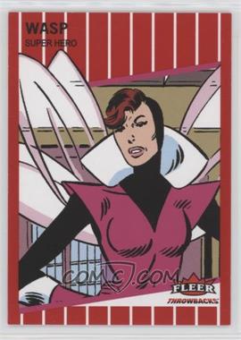 2023 Fleer Throwbacks '89 Marvel Edition - [Base] - Red #26 - Wasp