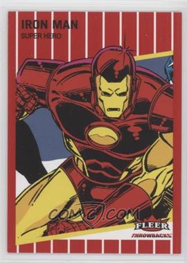 2023 Fleer Throwbacks '89 Marvel Edition - [Base] - Red #8 - Iron Man