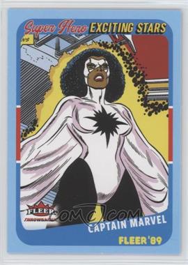 2023 Fleer Throwbacks '89 Marvel Edition - Exciting Stars #ES-4 - Captain Marvel