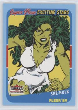 2023 Fleer Throwbacks '89 Marvel Edition - Exciting Stars #ES-5 - She-Hulk