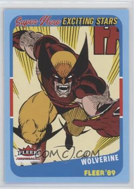 2023 Fleer Throwbacks '89 Marvel Edition - Exciting Stars #ES-9 - Wolverine