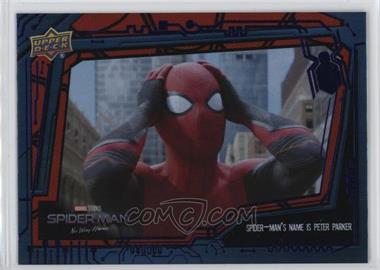 2023 Marvel Studios' Spider-Man No Way Home - [Base] - Blue Foil #1 - Spider-Man's Name is Peter Parker