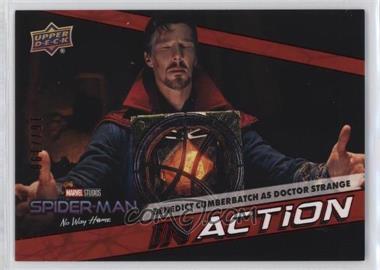 2023 Marvel Studios' Spider-Man No Way Home - In Action - Red #IA-7 - Benedict Cumberbatch as Doctor Strange /199
