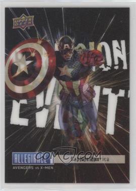 2023 Upper Deck Allegiance Avengers vs X-Men - Collision Event Lenticulars #CE3 - Cyclops vs. Captain America