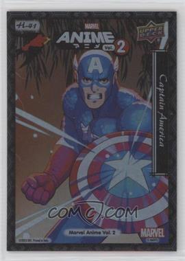 2023 Upper Deck Marvel Anime Vol. 2 - Hanafuda #H-41 - SSP - Captain America