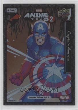 2023 Upper Deck Marvel Anime Vol. 2 - Hanafuda #H-41 - SSP - Captain America