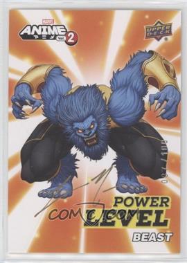 2023 Upper Deck Marvel Anime Vol. 2 - Power Level - Artist Autograph #SN-06 - Beast by Jacob Noble /100