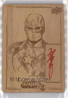 Captain America by Peach Momoko #/10