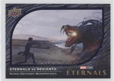 2023 Upper Deck Marvel Eternals - Eternals vs Deviants #ED-1 - Kingo Defends Mesopotamia