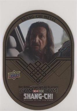 2023 Upper Deck Marvel Shang-Chi and The Legend of the Ten Rings - Shang-Chi Metal Die-Cuts - Gold #SCM-3 - Ben Kingsley as Trevor Slattery