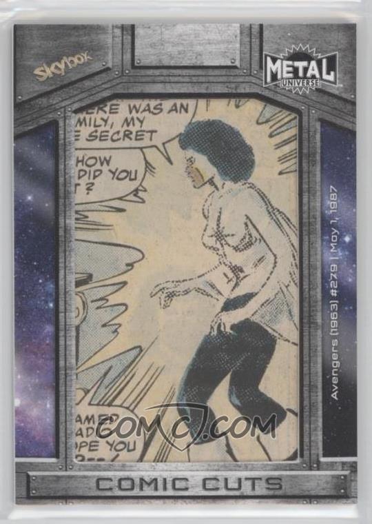 2025 Skybox Marvel Metal Universe Avengers Comic Cuts CCAV6