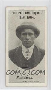 1906-07 Taddy & Co. South African Football Team - Tobacco [Base] - "Grapnel" Mixture Back #_WCMA - William Charles Martheze [Poor to Fair]