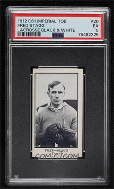 1912 Imperial Tobacco Lacrosse Series - C61 [Base] #20 - Fred Stagg [PSA 5 EX]