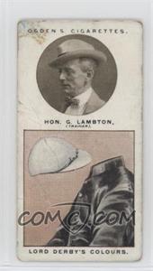 1925 Ogden's Trainers and Owners' Colours - Tobacco [Base] - 1st Series #11 - Hon. George Lambton [Good to VG‑EX]
