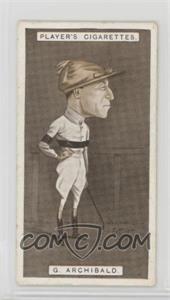 1925 Player's Racing Caricatures - Tobacco [Base] #2 - George Archibald