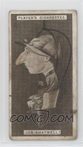 1925 Player's Racing Caricatures - Tobacco [Base] #33 - Joseph Shatwell [Poor to Fair]