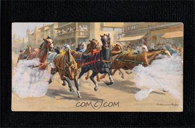 1927 Turf Races - Historic & Modern - Tobacco [Base] - Set of 12 Small #5 - Riderless Horse Races in Italy [Poor to Fair]