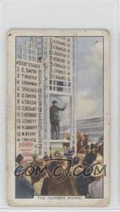 1938 Gallaher Racing Scenes - Tobacco [Base] #43 - Number Board [Good to VG‑EX]