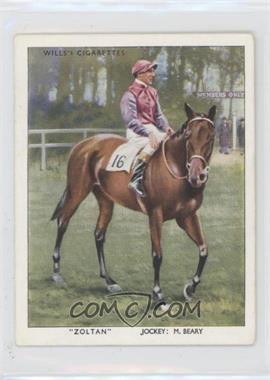 1938 W.D. & H.O. Wills Racehorses & Jockeys, 1938 - Tobacco [Base] #27 - "Zoltan"