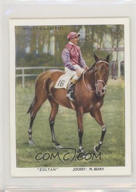 1938 W.D. & H.O. Wills Racehorses & Jockeys, 1938 - Tobacco [Base] #27 - "Zoltan"