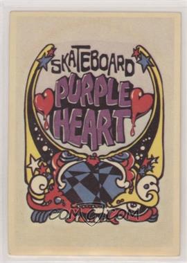 1976 Donruss Skateboard Stickers - [Base] #_SKPH - Skateboard Purple Heart