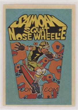 1978 Donruss All-Pro Skateboard - [Base] #2 - Samoan Squat Nose Wheelie/Greg Taie