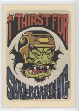 1978 Donruss All-Pro Skateboard - [Base] #22 - I Thirst for Skateboarding/Stacey Peralta