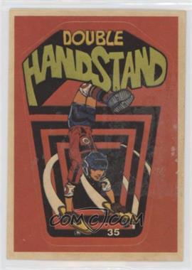 1978 Donruss All-Pro Skateboard - [Base] #35 - Double Handstand [Good to VG‑EX]