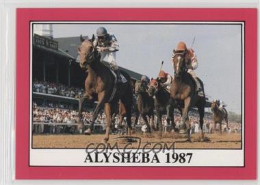 1991 Horse Star Kentucky Derby - [Base] #113 - Alysheba