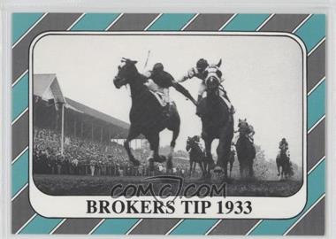 1991 Horse Star Kentucky Derby - [Base] #59 - Brokers Tip