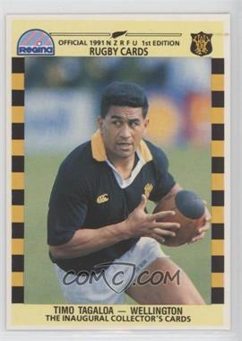 1991 Regina NZRFU 1st Edition - [Base] #161 - Timo Tagaloa