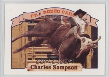 1991 Rodeo America Pro Rodeo Cards - Set A #43 - Charles Sampson