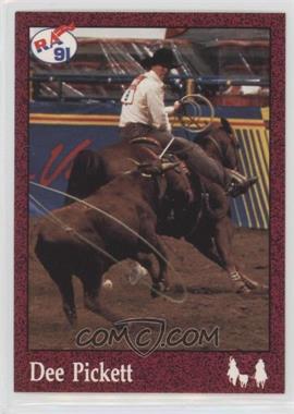 1991 Rodeo America Pro Rodeo Cards - Set B #77 - Dee Pickett