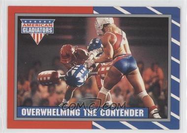 1991 Topps American Gladiators - [Base] #35 - Overwhelming the Contender