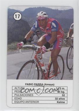 1992 Fournier Ciclismo 92 - [Base] #17 - Fabio Parra