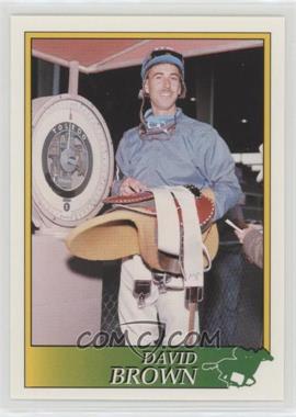 1993 Horse Star Jockey Star Cards - [Base] #144 - David Brown