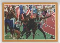 USA Men's 4x100 Relay Team (Michael Marsh, Dennis Mitchell, Carl Lewis, Leroy B…