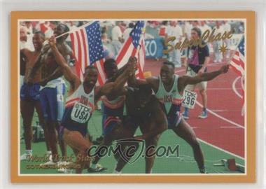 1995 Gothenburg World Track Stars - SuperChase #_MBML - USA Men's 4x100 Relay Team (Michael Marsh, Dennis Mitchell, Carl Lewis, Leroy Burrell) /2500 [EX to NM]