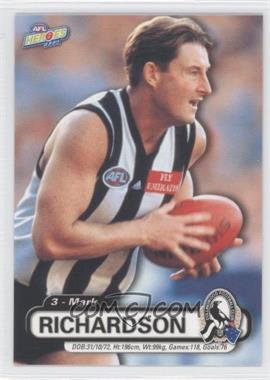 2001 Elite Sports AFL Heroes - [Base] #30 - Mark Richardson