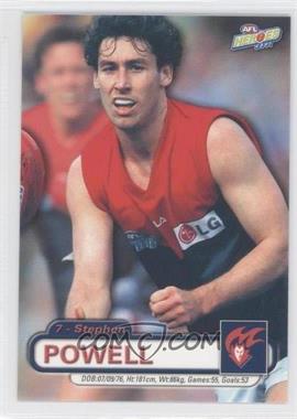 2001 Elite Sports AFL Heroes - [Base] #84 - Stephen Powell
