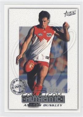 2001 Select Authentic AFL - [Base] #134 - Andrew Dunkley