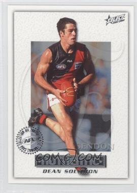 2001 Select Authentic AFL - [Base] #8 - Dean Solomon