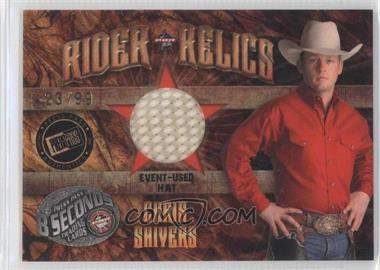 2009 Press Pass 8 Seconds - Rider Relics - Gold #RR-CS - Chris Shivers /99