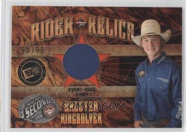 2009 Press Pass 8 Seconds - Rider Relics - Gold #RR-SK1 - Skeeter Kingsolver /99