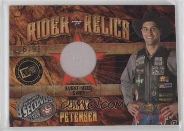 2009 Press Pass 8 Seconds - Rider Relics - Gold #RR-WP - Wiley Petersen /99