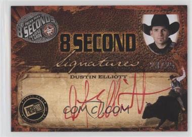 2009 Press Pass 8 Seconds - Signatures - Red Ink #_DUEL - Dustin Elliott /25