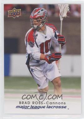2010 Upper Deck Major League Lacrosse - [Base] #2 - Brad Ross