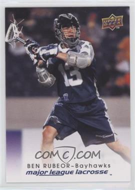 2010 Upper Deck Major League Lacrosse - [Base] #20 - Ben Rubeor