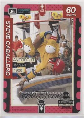 2011 Superheat Skateboarding Series Trading Card Game - [Base] #153 - Legends - Steve Caballero (Andrecht Invert 1980)