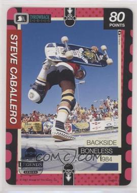 2011 Superheat Skateboarding Series Trading Card Game - [Base] #154 - Legends - Steve Caballero (Backside Boneless 1984)